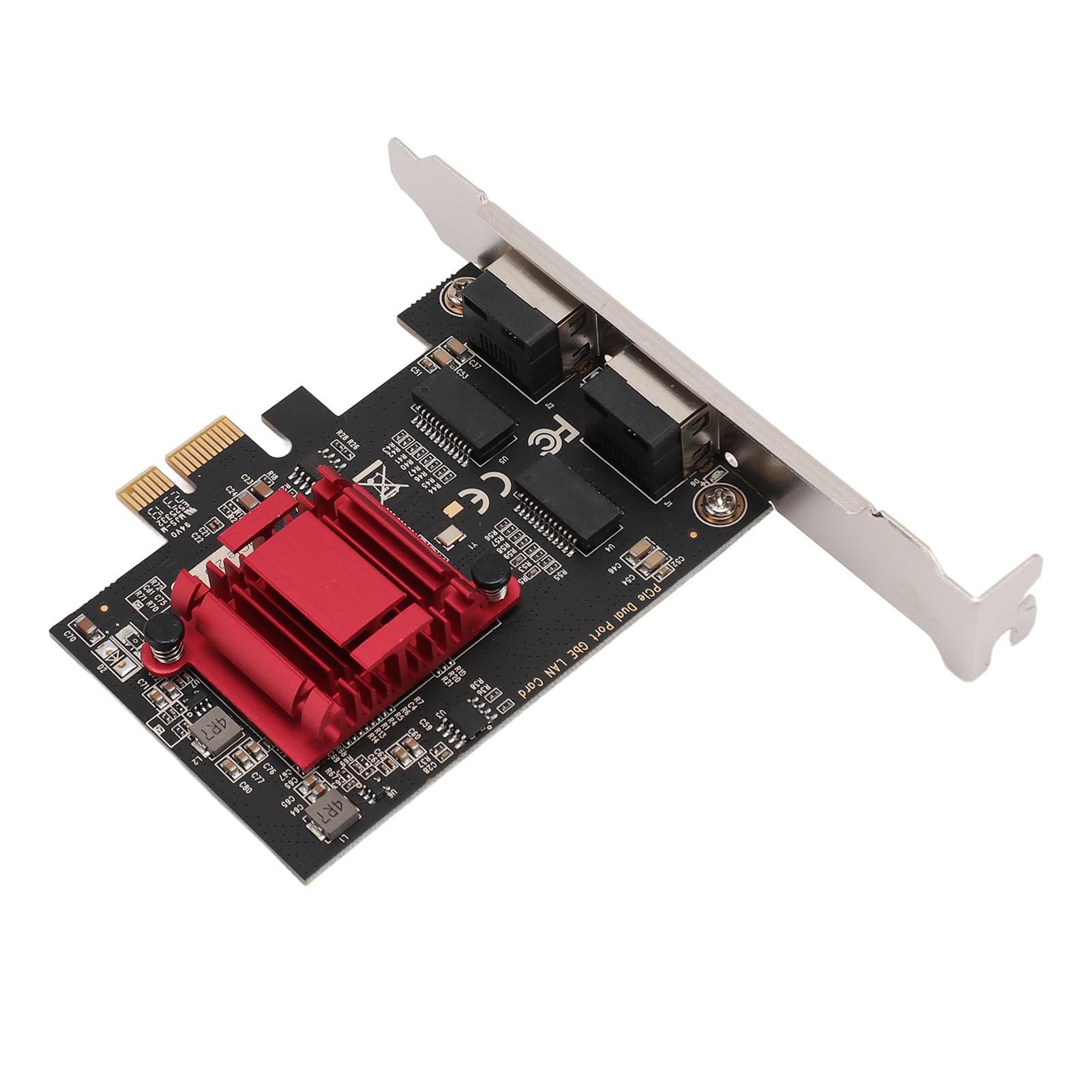 

Подвійний порт PCIe Gigabit Network Card 1000M PCI Express Ethernet адаптер з двома портами LAN NIC PXE
