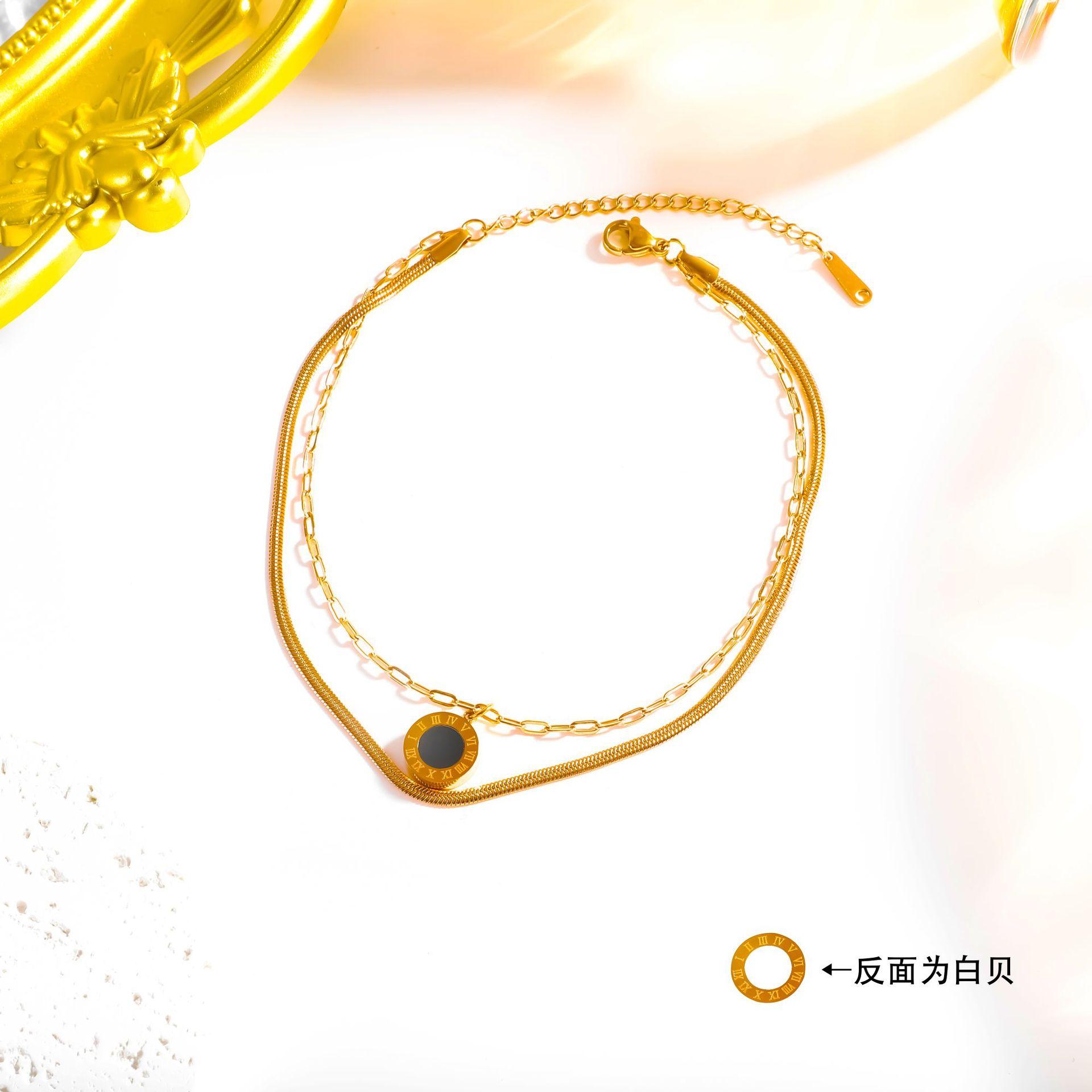 

Жіночі прикраси на щиколотці 18K рожевий колір золота