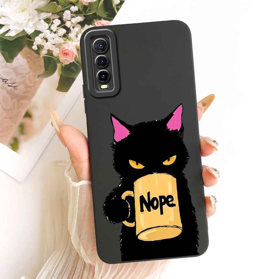 For vivo Y70s 5G Case Luxurious Flower Cartoon Silicone Back Cover For Vivo Y 70s Y51s Y51S V2002A Shockproof Phone Cases Fundas