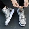 Fashion Hot Sale Mans Casual Shoes High-top Sports Outsole Light Men Fashion Boots Non-slip Wear-resistant Male Sneakers