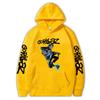 2023 Autumn-Winter GORILLAZ Cartoon Pullover Hoodie - Plus Size Trendy Hooded Sweatshirt