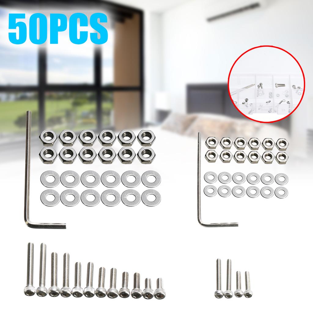 Buy Manyi New 50PCS Universal Turntable Headshell Cartridge Mounting Kit Bolts Screws Nuts at