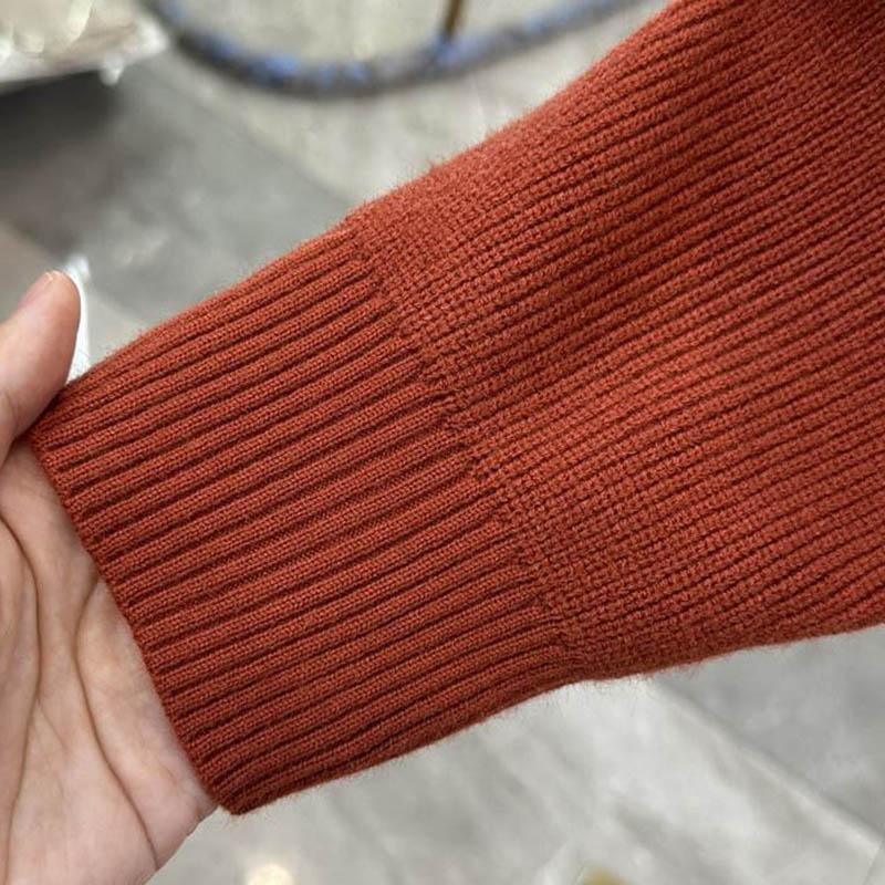 Sweaters Coat Cardigan for Women Autumn Winter Large Size Loose Long Sleeve Knit Cardigan Hooded Middle-Aged Sweaters Jacket