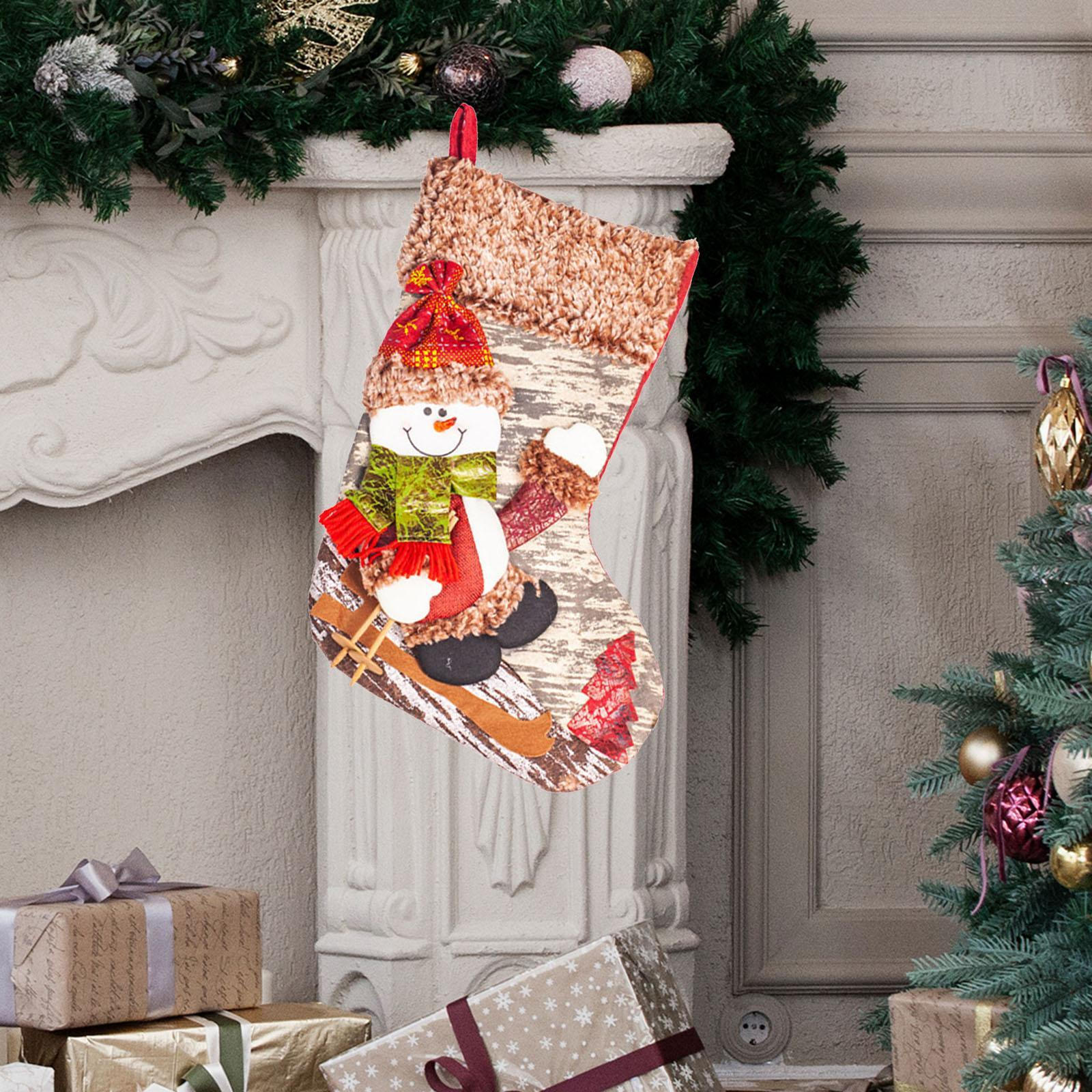 

Рождественский подвесной чулок носок кулон креативный DIY поделки ручной работы домашний декор рождественская елка украшение Snowman