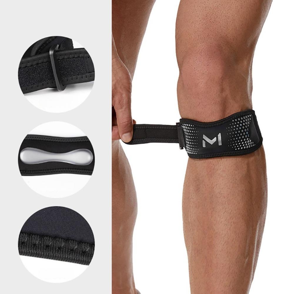 Adjustable Patella Knee Strap Breathable Knee Pain Relief Support Brace  Gym