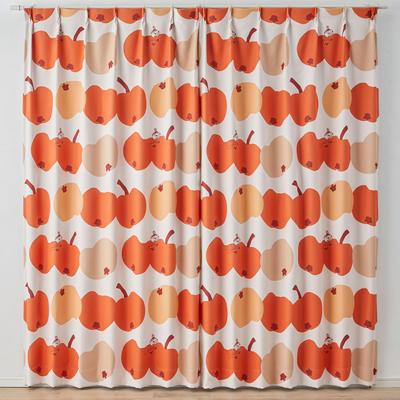 Suminoe MOOMIN Apple Gaburi Curtain 1 100 X 135 OR Drape, Panel, Cm, 323-75999