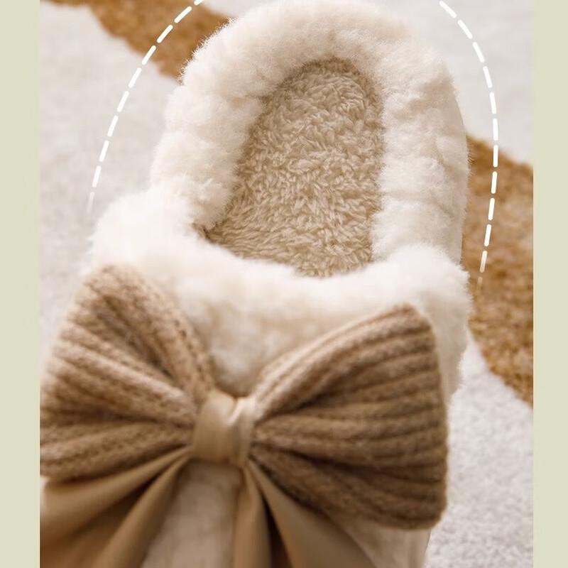 Jianixiong Bowknot Cotton Slippers