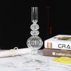 Bougeoir en Verre Européen Rétro Créatif Décoration de Maison Simple Bougeoir en Verre Coloré Convient pour les Mariages Décoration de Table