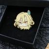 Genshin Impact Peripheral Two-dimensional Wanderer Ningguang Nilukawei Anime Character Fan Metal Badge Brooch School Bag Pendant