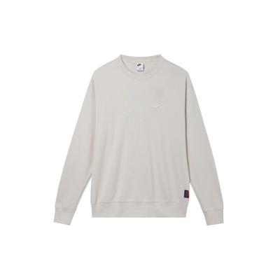 Nike FC Club FW24 Home Barcelona Series Round Neck Solid Color Casual Long Sleeve Sweatshirt Men Sweatshirt Light-Mineral-Brown FQ3024-104