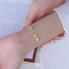 Koreanisches Leichter Luxus Tulpenblumen Armband für Frauen Glänzender Zirkon Opal Perle Perlen Rosen Verstellbares Charm Armband Trendiger Schmuck