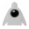 Classic Print Hooded Sweatshirt Teens Unisex Loose Fit Cotton Pullover Streetwear
