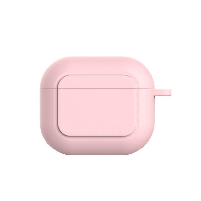 

Ударостійкий м’який силіконовий захисний чохол для Appe Airpods 3 Протектор футляра для навушників для Airpods 3 (2021 рік) No Hook світло-рожевий колір