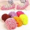 1 Pair Mop Slippers Shoes Brushing Foot Socks Floor Cleaner Bathroom Office Kitchen Supplies Random Color Deft Design