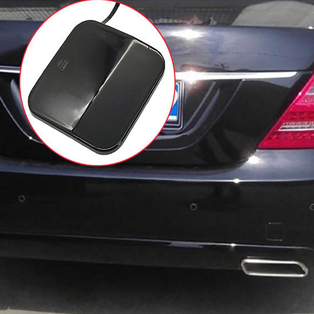 Rear Bumper Tow Hook Cover Cap Black For 10-13 Mercedes-Benz W221 S350 S450 S550
