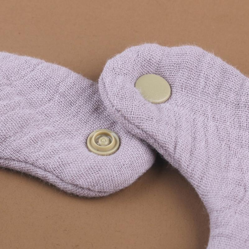 2PCS Baby Drooling Bib Burp Cloth for 0-24 Months Infants Cotton Saliva Towel Unisex Breathable Baby Bibs for Newborn