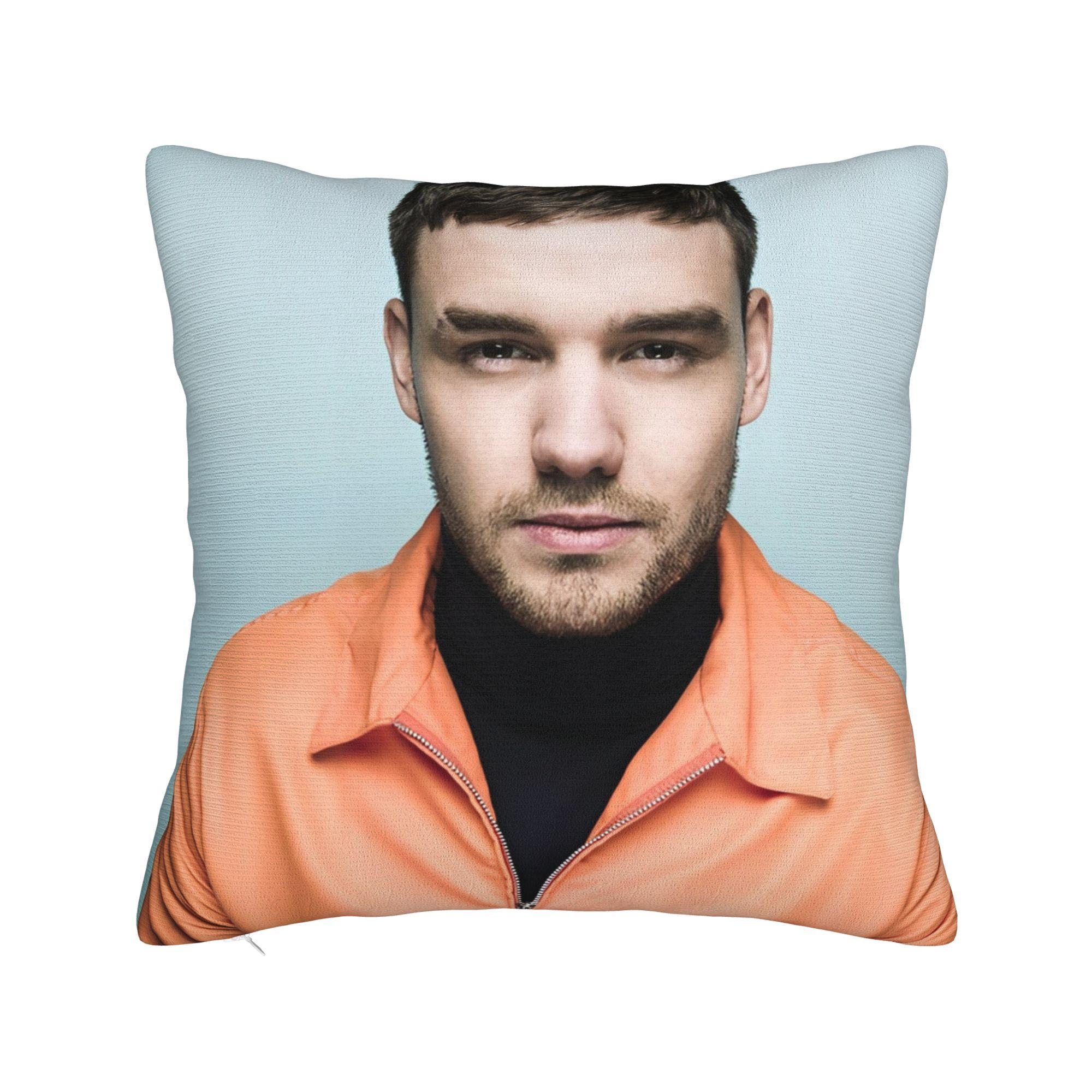 

Liam Payne Pillowcase Soft Polyester Cushion Cover Decoration Throw Pillow Case Cover Bed Square 45X45cm 30cmx30cm
