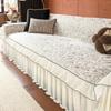 All Seasons Universal French Sofa Cover Light Luxury High-end Machine Washable Sofa Towel 2025 New Straight-row Cover Pad