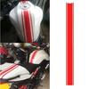 1pc Universal Motorcycle Body Slim Strip Sticker Motorcycle Tank Decorative Strip Motorcycle Badge Decal Motorbike Accessories