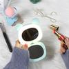 Rechargeable Hand Warmer 1000mAh Macaron Cartoon Animal USB Hand Warmer Makeup Mirror with LED Light Winter Gifts