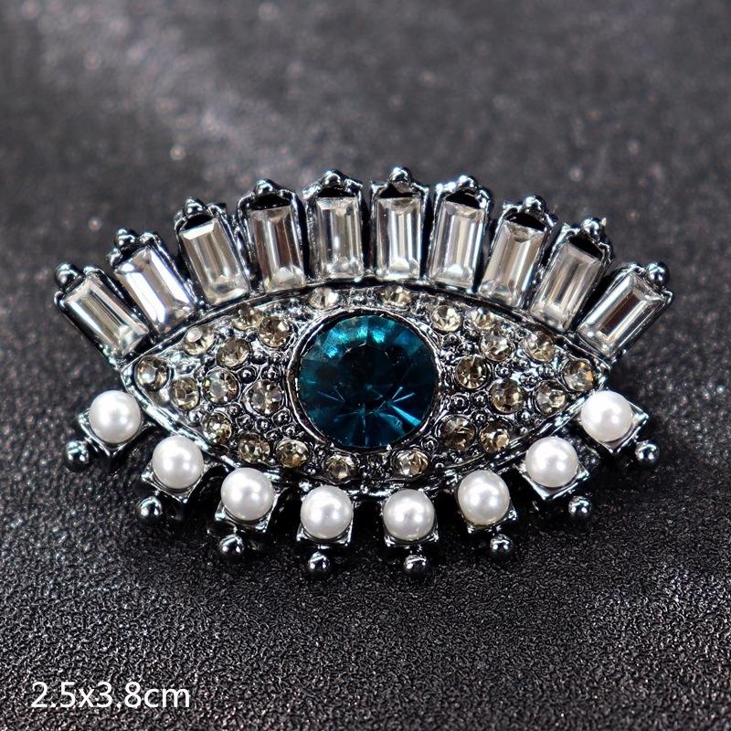 Genuine Professional Amasht Brooch Retro High-end Temperament Luxury Pearl Diamond Pin Women's Suit and Accessories
