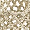 A03F-Handmade Cotton Macrame Plant Hanger Cotton Rope Woven Hanging Basket With Net Pouch Boho Macrame Plant Hanger