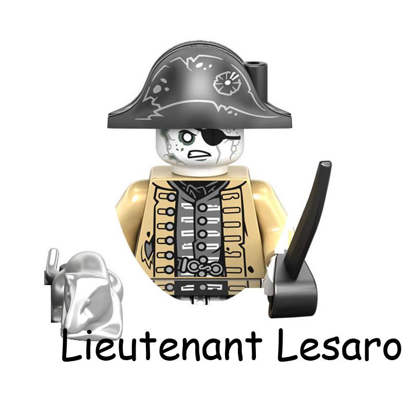 The Caribbean Pirates Captain Jack Sparrow Davy Jones Black Shark Model Building Blocks Enlighten Figure Brick Toys For Children