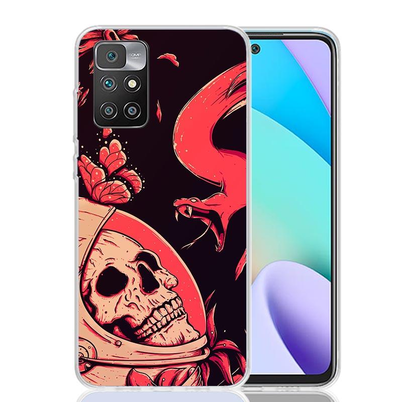 Retro Skull Butterfly Phone Case for Samsung Galaxy A17 A16 A15 A14 A13 A57 A56 A55 A54 A53 A37 A36 A35 A34 A33 A26 A25 A24 A23