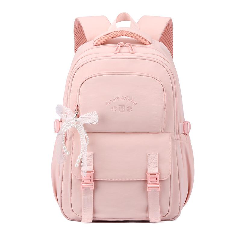 Girls` Schoolbag Backpack Junior High School