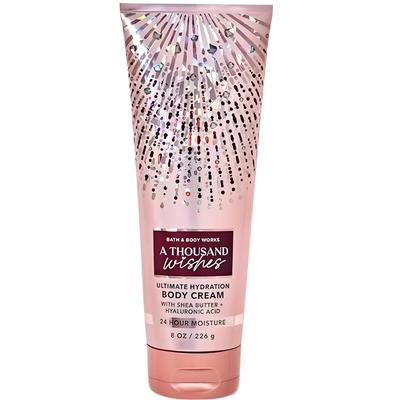 Thousand Bath Body Works A THOUSAND WISHES 24 Hour Moisture Ultra Shea Body Cream 240ml 226 G (A Wishes) - & /