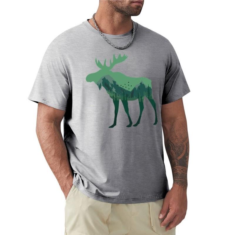 moose lovermoose gift animal moose nature in alaska elk TShirt aesthetic clothes korean fashion mens clothes