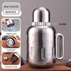 Pure Titanium Outdoor Portable Large-Capacity Tea Thermos with Tea Separation