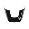 For Honda Civic 11th -23 ABS Gloss Black Steering Wheel Lip Sheet Cover Trim