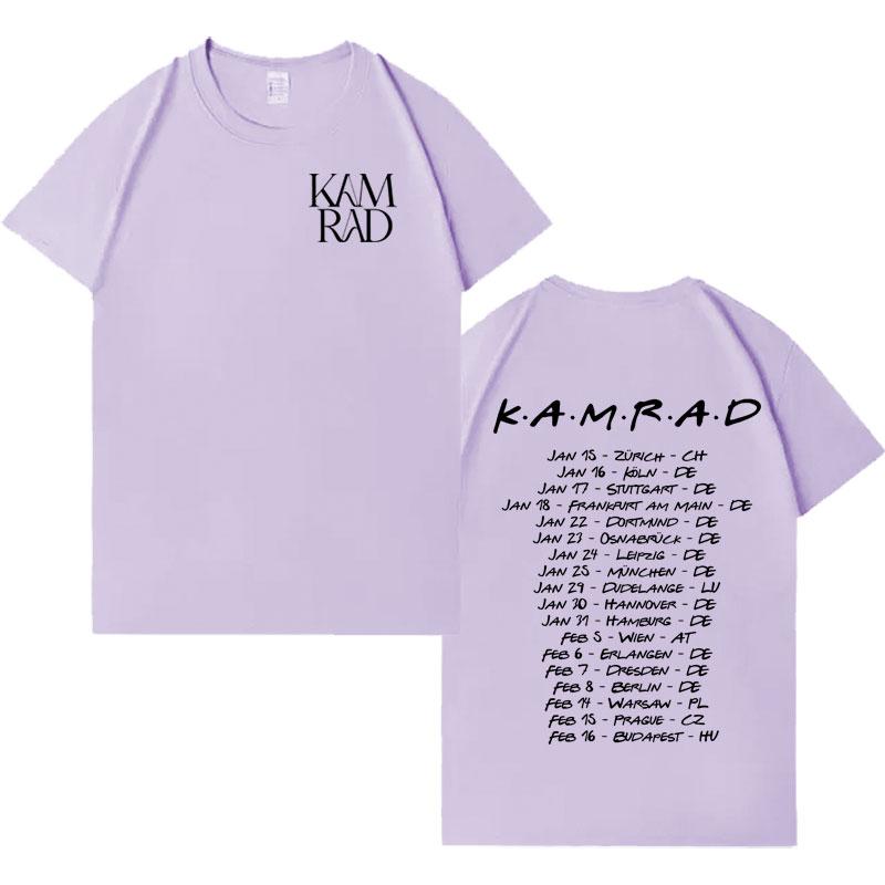 Pánská trička Singer Kamrad 2026 Trendový potisk písmen Krátký rukáv Hip Hop Bavlna Oversized Y2k Oblečení Estetické Volné Tričko