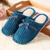 Cotton slippers autumn and winter home household indoor guests plush plush thick bottom non-slip warm couple