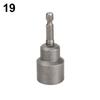 1Pc 6mm-19mm Hex Socket Sleeve Nozzle Magnetic Nut Driver Drill Bit Adapter Tool