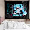 Hatsune Miku Tapestry for Bedroom Aesthetic Classroom Tapestries Wall Hanging for Living Room Dorm Office,Ideal Creative Gift