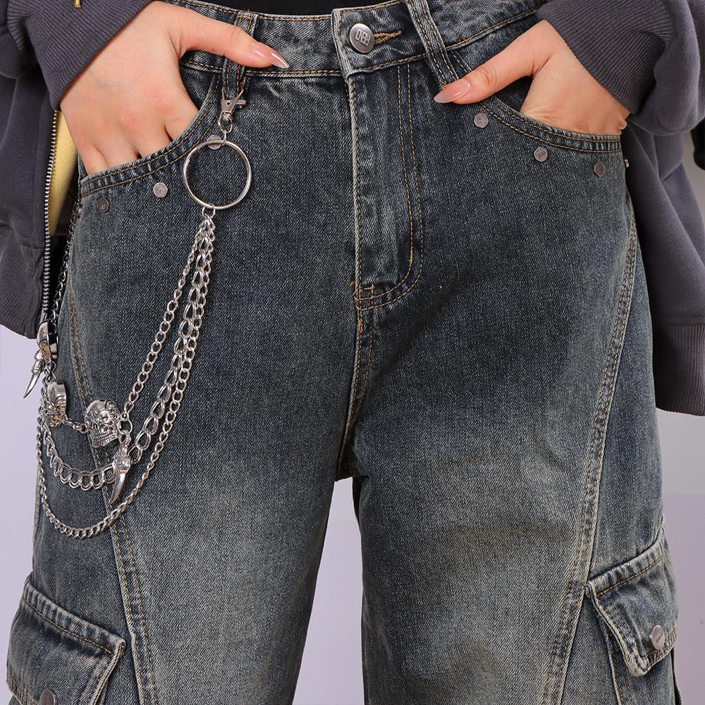 Hip Hop Skull Belt Chain With Multiple Layers For Men And Women Summer Fashion Accessory