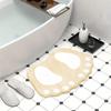 Cartoon Bathroom Mats Shower Room Non-slip Dirt-resistant Water-absorbent Foot Mats Thickened Imitation Cashmere Entrance Mats