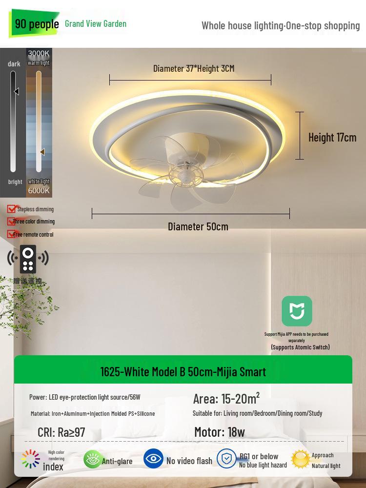 Cloud Lamp for Children's Room - Nordic Ceiling Fan Lamp