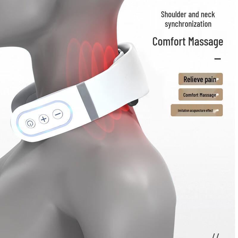 Kangzuo Smart Neck Massager with Heat and Pulse CN plug (adapter included)