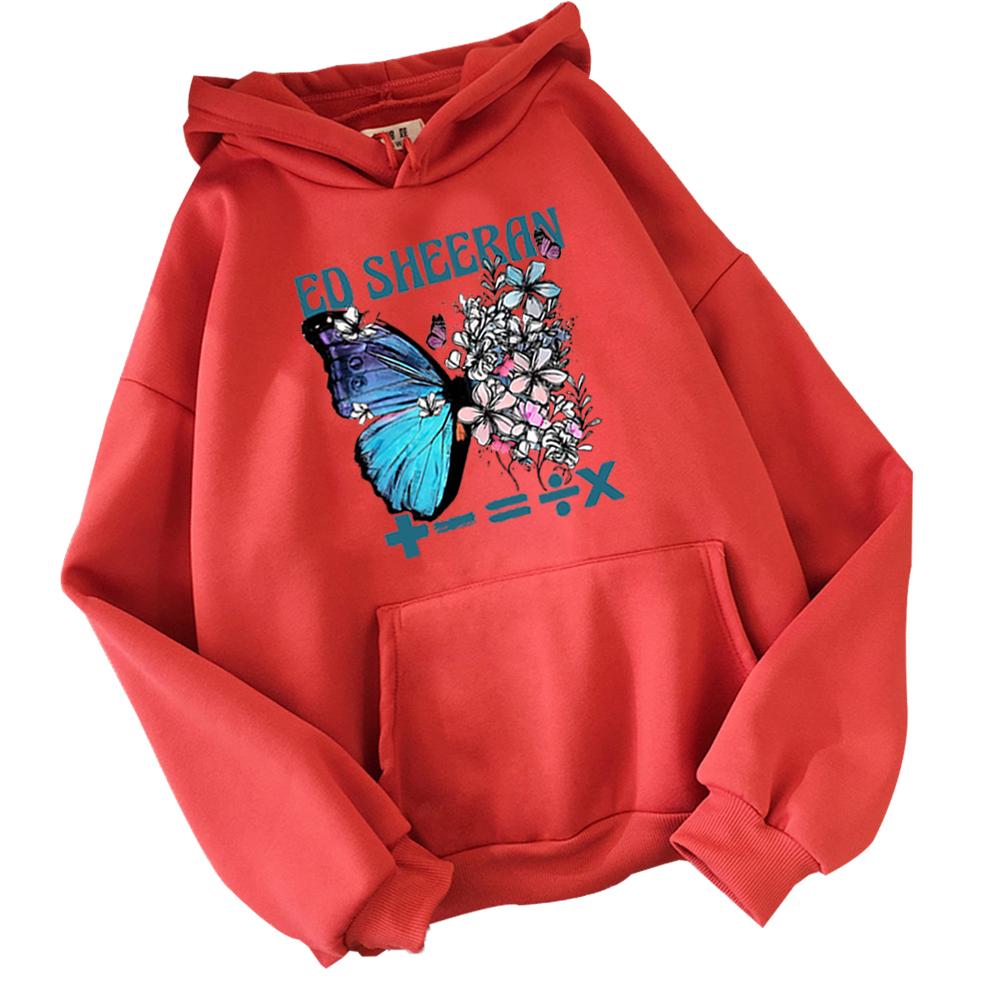 Ed Sheeran Hoodie The Mathematics Tour Hoodie Gift for Ed Sheeran Fan Winter Warm Unisex Pullover Tops Streetwear