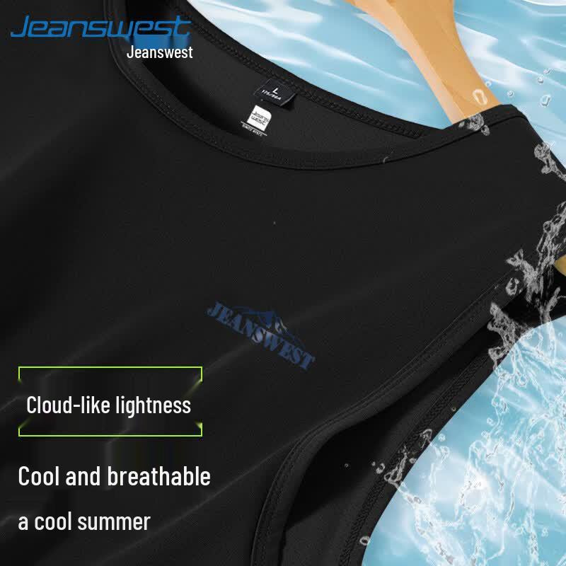 Jeanswest Men's Quick-Dry Mesh Sports Vest