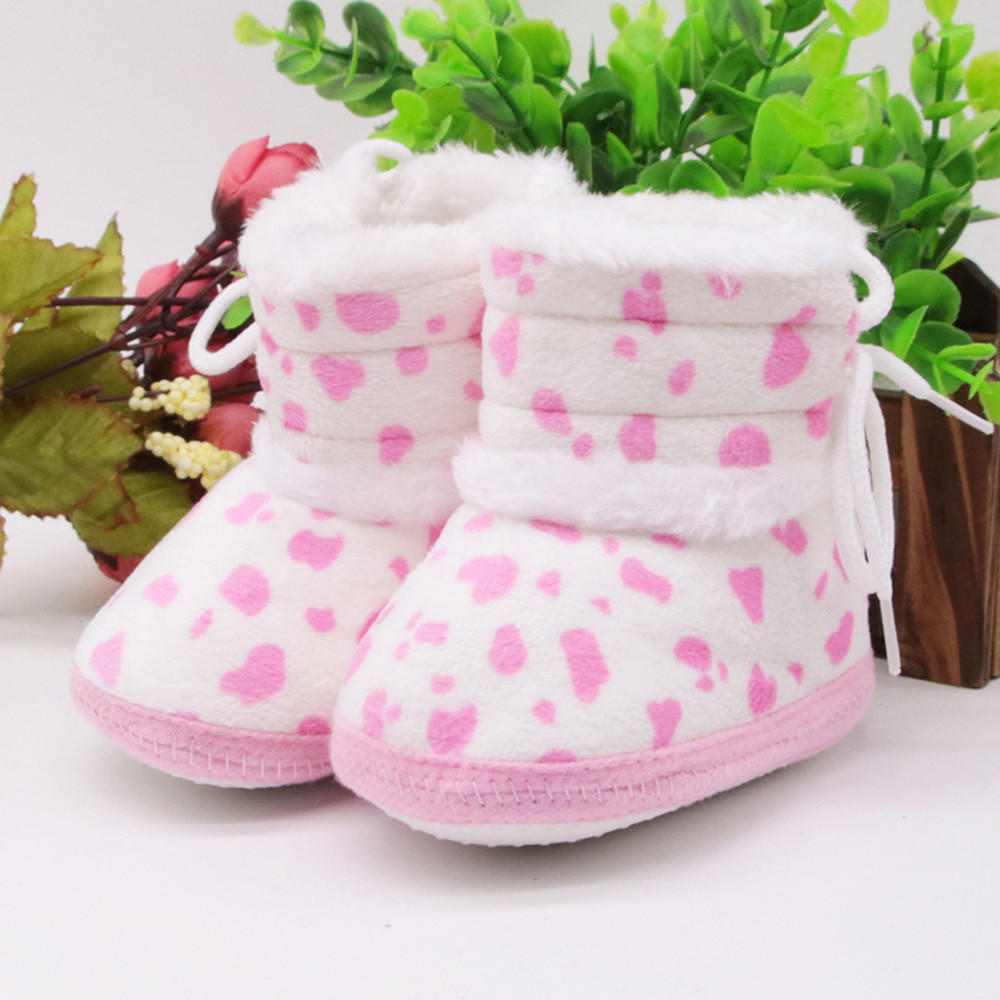Baby Girls Boys Soft Booties Snow Boots Infant Toddler Newborn Warming Shoes