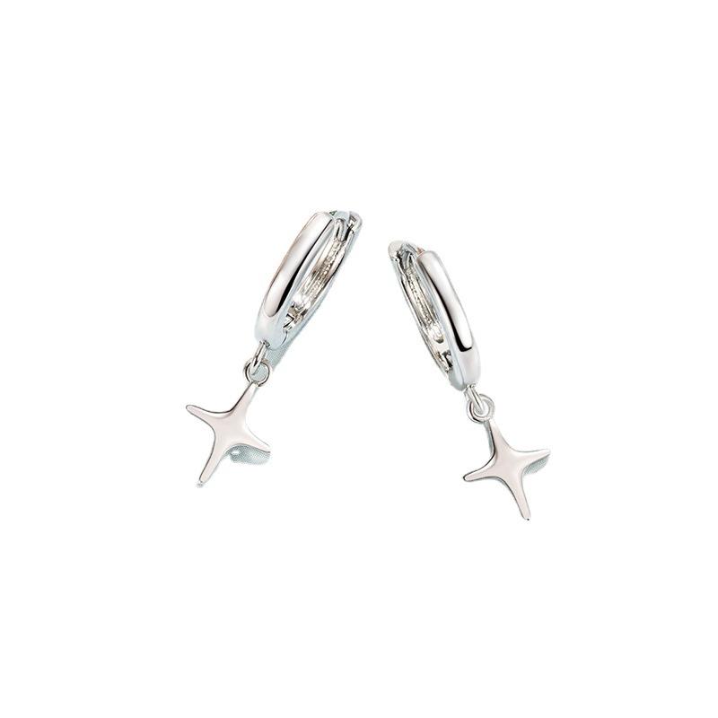 Star earrings, women's earrings, ear buckles, niche design versatile temperament stud earrings