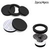 2 /4Pcs 6.5 Inch Car Speaker Ring Bass Door Trim Sound Insulation Cotton Audio Speakers Sound Self Adhesive Insulation Ring Heat Shields 2