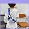 Stylish Cute Children's Waist Bag In Trendy Checkerboard Design For Spring And Summer Adventures