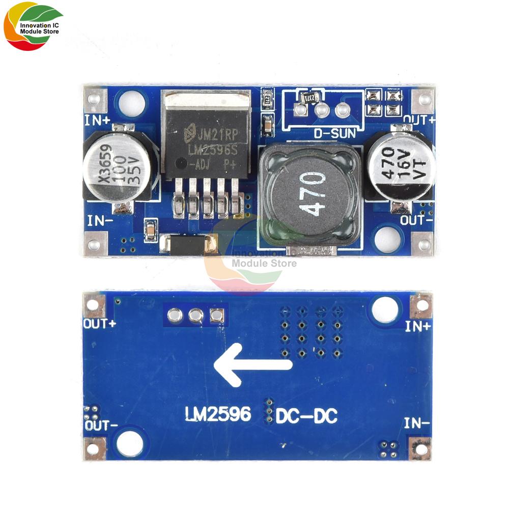 LM1196S DC-DC Step-down Power Module Regulator Board Buck Converter High Efficiency Voltage Regulator DIY Step-down Module