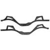 2pcs Carbon Fiber Chassis Side Plates Lightweight Unbendable Chassis Frame Rails for Axial SCX10 Pro RC Crawler Car