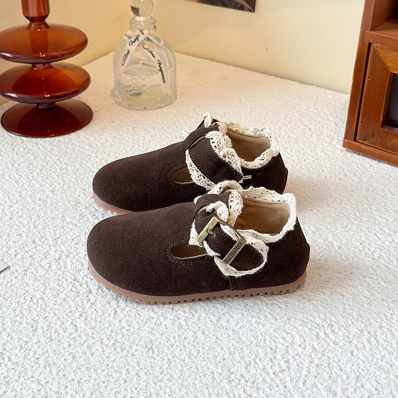 Girl's Nude Shoes Small Leather Spring and Autumn New Korean Fashion Children's Princess Soft Bottom Casual